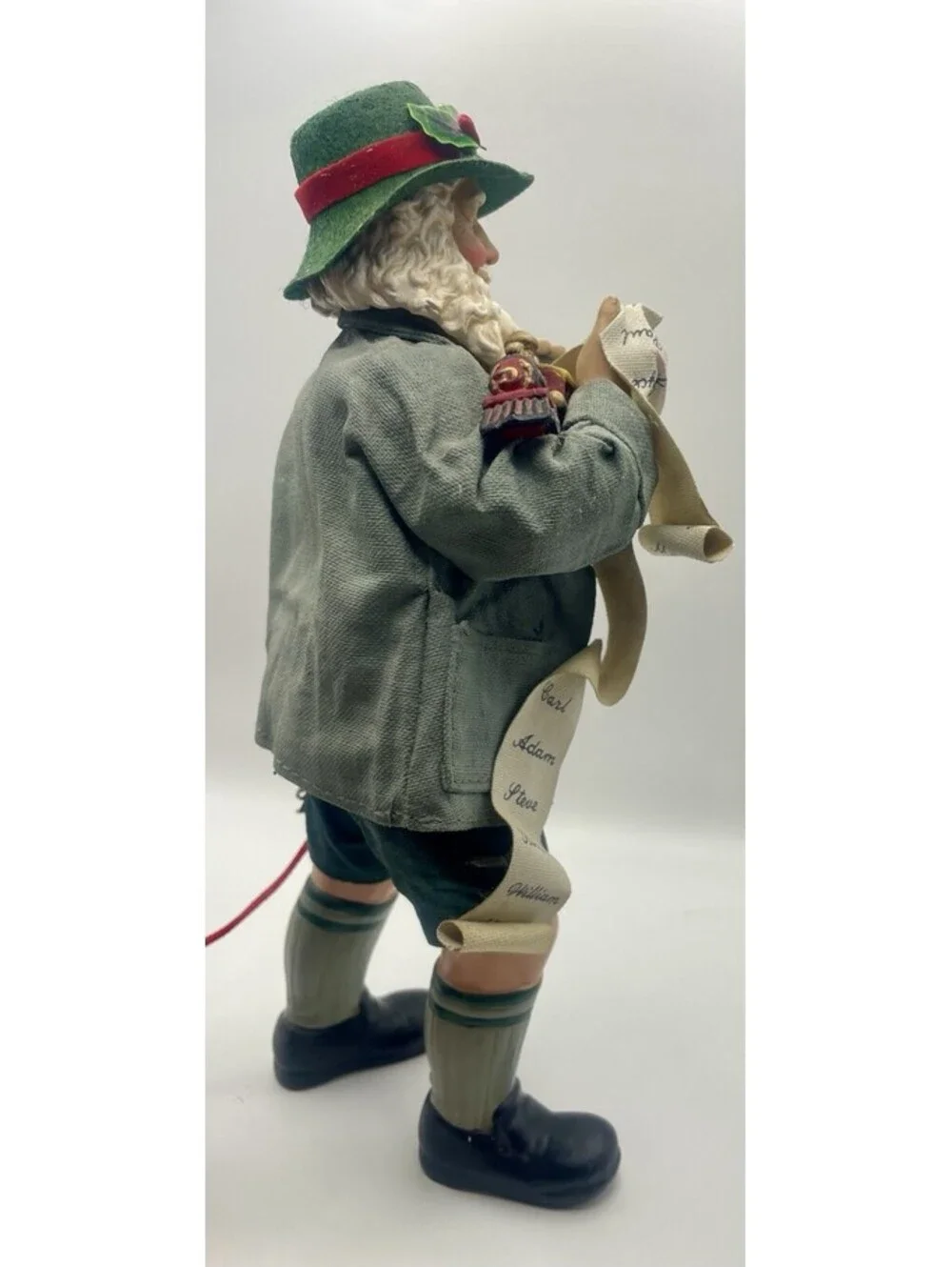 1998 Clothtique Possible Dreams Santa Christmas In The Alps #713171 w/ Box